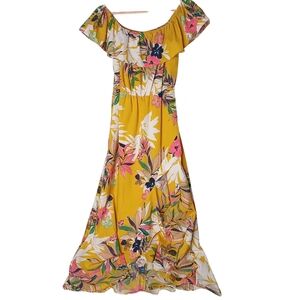 Bailey Blue Yellow Floral Maxi Dress